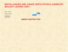 Tablet Screenshot of leavingandjuniorcertanswers.org